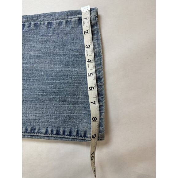 Levi's 512 Perfectly Slimming Bootcut Jeans Light Western Grunge Women's 6 Short - Picture 6 of 14